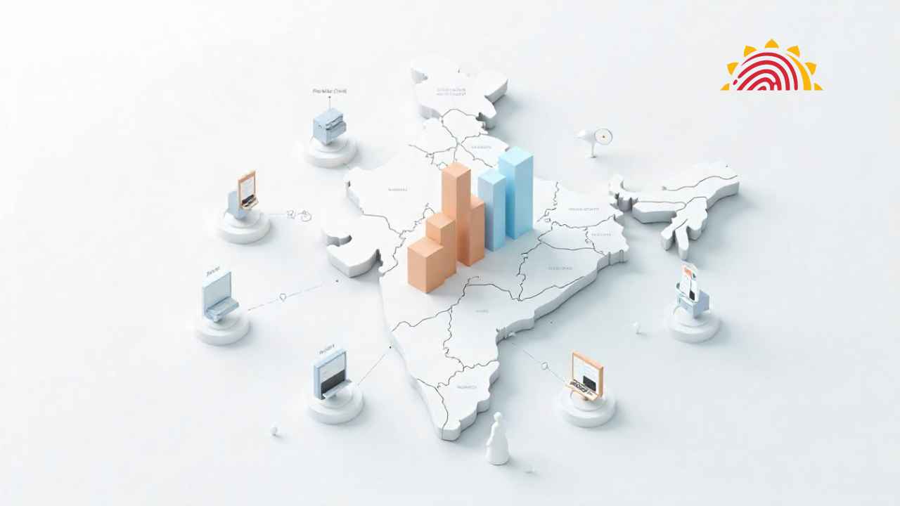 Aadhaar Demographic Monthly Update Data